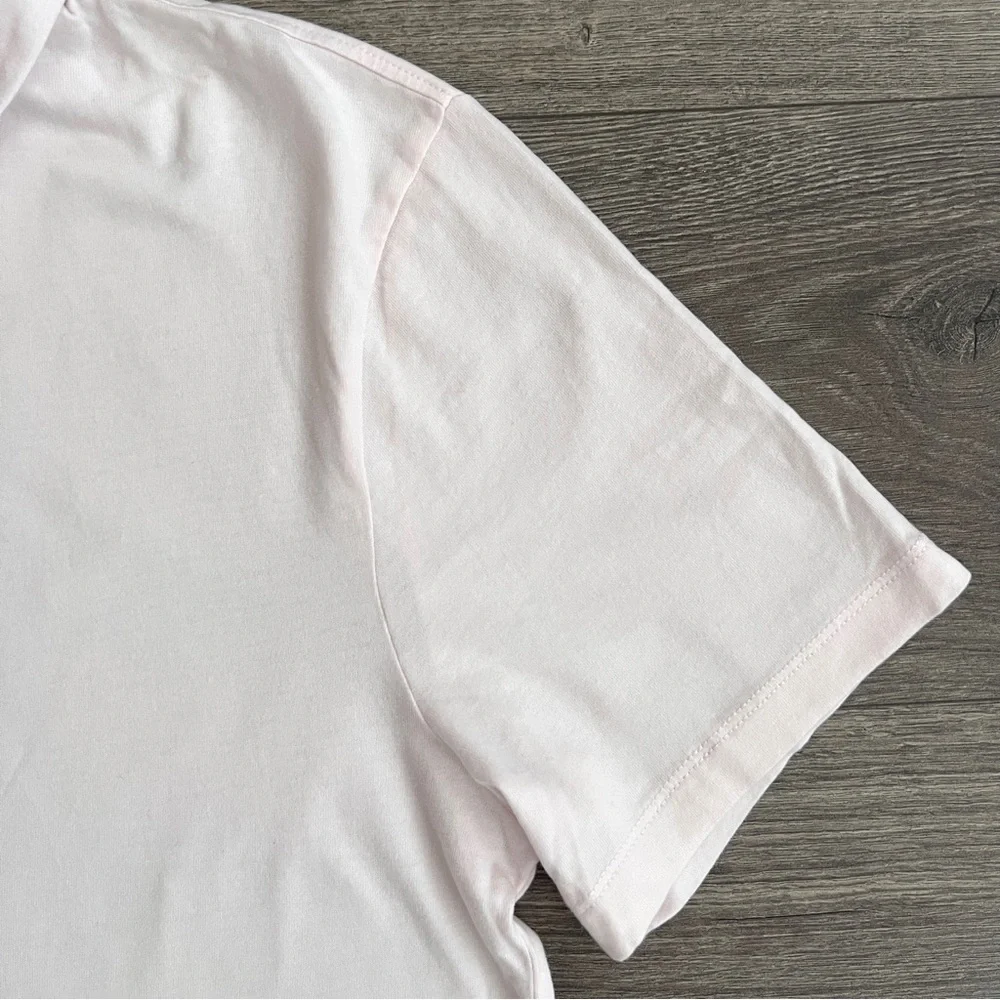 J.CREW Sueded Cotton Polo Shirt Mens Small Classic Fit Shell Pink Soft Casual